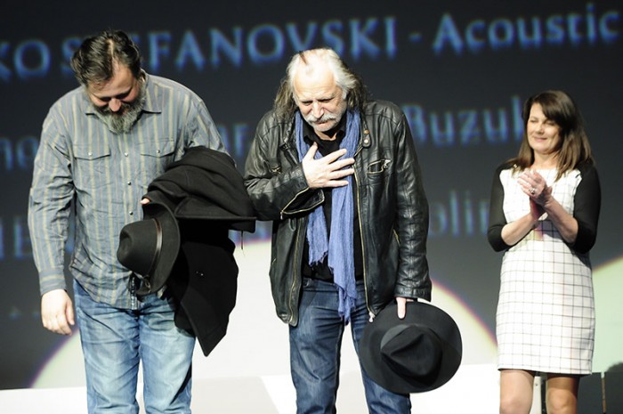 BEOGRAD 01.03.2017. Posle projekcije, ekipa filma Oslobodjenje Skoplja koji su rezirali Rade i Danilo Serbedzija poklonila se publici. foto Dusan Milenkovic