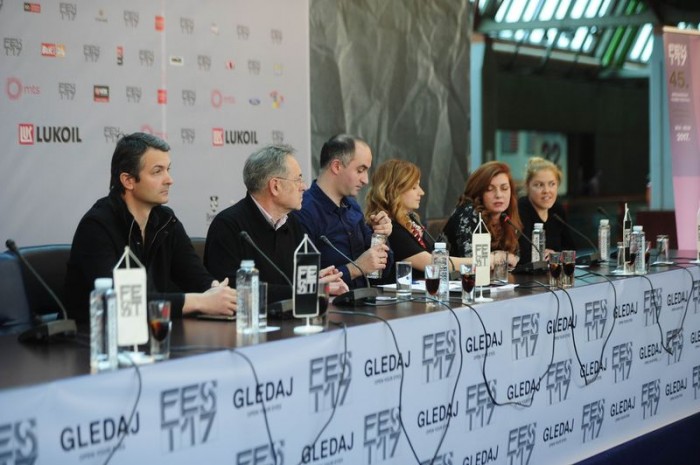 beograd 01.03.2017. andjelija andriz, jelena mitrovic, natasa damjanovic i snezana penev najavili su program fest factory na konferenciji za novinare. foto dusan milenkovic