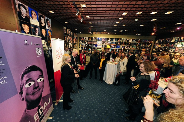 BEOGRAD 02.03.2017. Ambasador Kanade Filip Pinington organizovao je koktel u ime projekcije kanadskog filma To je samo kraj sveta na 45. fest-u. foto Dusan Milenkovic